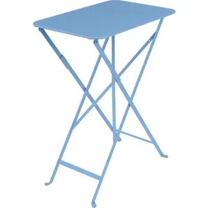 Table Rectangulaire Pliante 57 x 37 cm Bistro en Acier FERMOB Métal pas cher