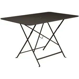 Table Rectangulaire Pliante 117 x 77 cm Bistro en Acier FERMOB Métal pas cher