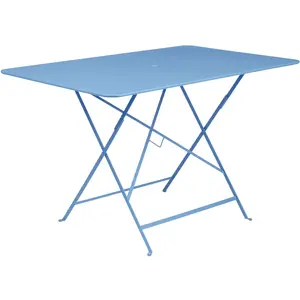 Table Rectangulaire Pliante 177 x 77 cm Bistro en Acier FERMOB Métal pas cher