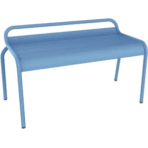 Fermob - Banc empilable Luxembourg - Bleu - Aluminium - Designer Frédé...Vendu parmade-in-design