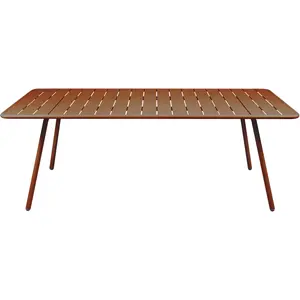 Fermob - Table rectangulaire Luxembourg - Orange - Aluminium - Designe...Vendu parmade-in-design