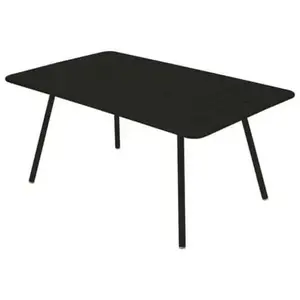 Table LUXEMBOURG Comfort 6 - 42 réglisse Fermob pas cher