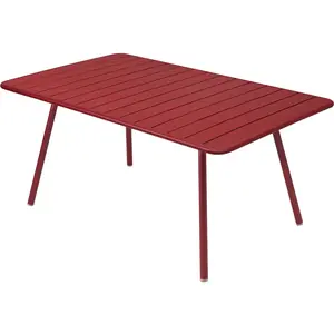 Fermob Table 165x100 Luxembourg Piment pas cher