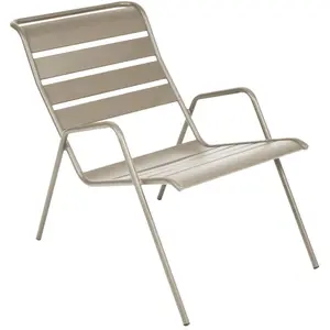 Fermob - Fauteuil empilable Monceau - Beige - Acier peint - Designer S... pas cher