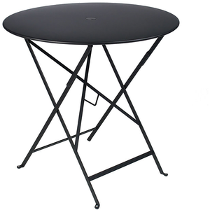 Table pliante BISTRO ronde - 42 réglisse - Ø 77 cm Fermob pas cher