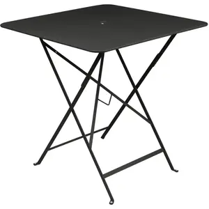 Table pliante BISTRO carrée - 42 réglisse - 71 x 71 cm Fermob pas cher