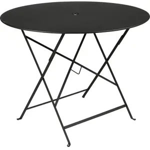 Table pliante BISTRO ronde - Ø 96 cm - 42 réglisse Fermob pas cher