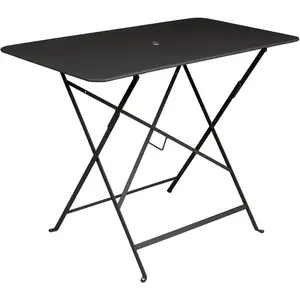 Table Rectangulaire Pliante 97 x 57 cm Bistro en Acier FERMOB Métal pas cher