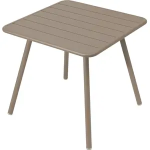 Fermob Table 4 Pieds 80x80 Luxembourg Muscade pas cher