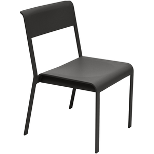 Fermob - Chaise empilable Bellevie - Noir - Aluminium laqué - Designer... pas cher