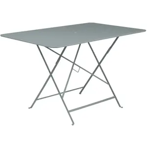 Table Rectangulaire Pliante 117 x 77 cm Bistro en Acier FERMOB Métal pas cher