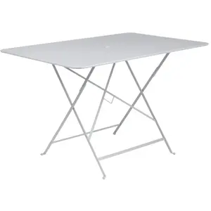 Table Rectangulaire Pliante 117 x 77 cm Bistro en Acier FERMOB Métal pas cher