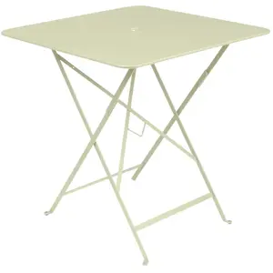 Table Carrée Pliante 71 x 71 cm Bistro en Acier FERMOB Métal pas cher