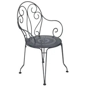Lot de 2 Fauteuils Empilables Montmartre en Acier FERMOB Métal pas cher