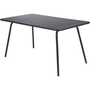 Comparateur de prix : Fermob Table 143x80 Luxembourg Carbone