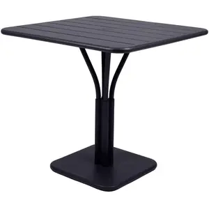 Table LUXEMBOURG avec socle colonne - 47 anthracite mat Fermob pas cher