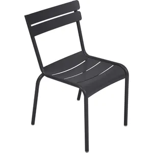 Lot de 2 Chaises Empilables Luxembourg en Aluminium FERMOB Métal pas cher
