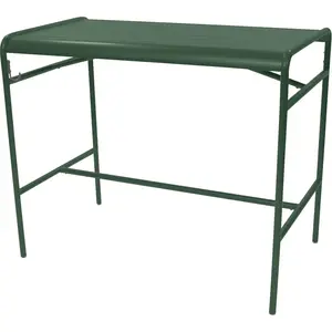Fermob - Table haute Luxembourg - Vert - Aluminium - Designer Frédéric Sofia pas cher