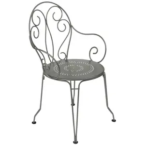 Lot de 2 Fauteuils Empilables Montmartre en Acier FERMOB Métal pas cher