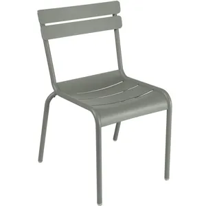 Lot de 2 Chaises Empilables Luxembourg en Aluminium FERMOB Métal pas cher