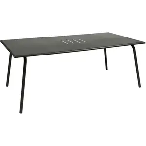 Fermob - Table rectangulaire Monceau - Gris - Acier peint - Designer S...