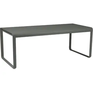 Comparateur de prix : Table Rectangulaire 196 x 90 cm Bellevie en Aluminium FERMOB  Métal