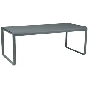 Table Rectangulaire 196 x 90 cm Bellevie en Aluminium FERMOB Métal pas cher