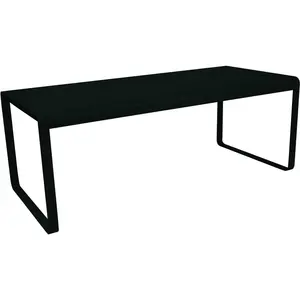 Comparateur de prix : Table Rectangulaire 196 x 90 cm Bellevie en Aluminium FERMOB  Métal