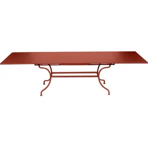 FERMOB Table Ã Allonges Romane 200/300 X 100 Cm - Ocre Rouge