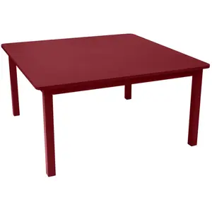 Table Carrée 143 x 143 cm Craft en Acier FERMOB Métal pas cher