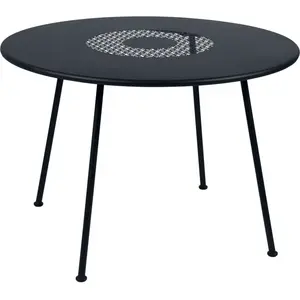 Table Ronde Ø110 cm Lorette en Acier FERMOB  Métal pas cher