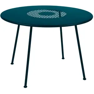 Table Ronde Ø110 cm Lorette en Acier FERMOB Métal pas cher