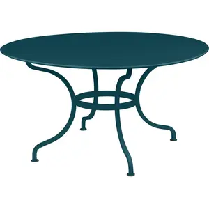 Comparateur de prix : Table Ronde Ø137 cm Romane en Acier FERMOB  Métal