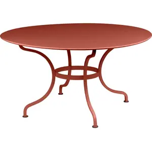 Table Ronde Ø137 cm Romane en Acier FERMOB Métal pas cher