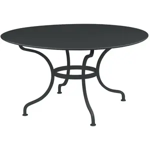 Table Ronde Ø137 cm Romane en Acier FERMOB Métal pas cher