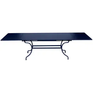 Table Rectangulaire à Rallonges 200/300 x 100 cm Romane en Acier FERMOB  Métal
