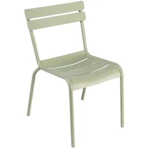 Fermob - Chaise empilable Luxembourg - Vert - Aluminium laqué - Design... pas cher