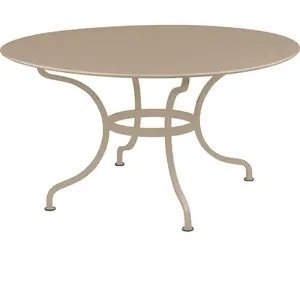 Table Ronde Ø137 cm Romane en Acier FERMOB Métal pas cher