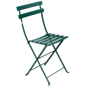 Fermob - Chaise pliante Bistro - Vert - Acier laqué - Designer Studio Fermob pas cher