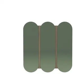 Miroir 94x100 cm AVEIRO coloris chêne pavia pas cher