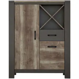 SCIAE Bahut 2 portes + 1 tiroir MALT pas cher