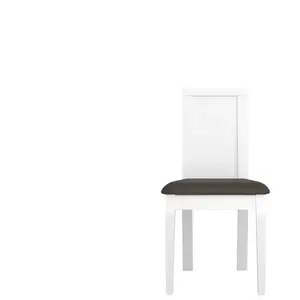 Chaise AROLLA coloris blanc pas cher