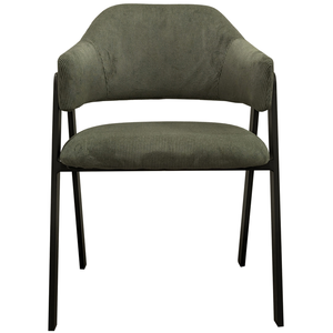 Chaise FLO coloris kaki pas cher