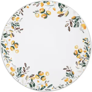 Assiette plate Summer 27 cm (lot de 6) Table passion