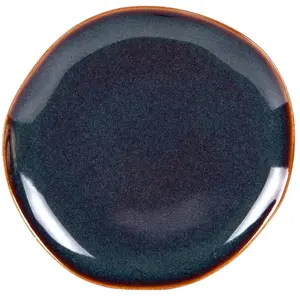 Table passion Assiette Plate Symphony Bleu 27 Cm (Lot De 6)
