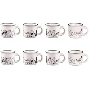 Table passion Coffret 8 Tasses 11 Cl Friends