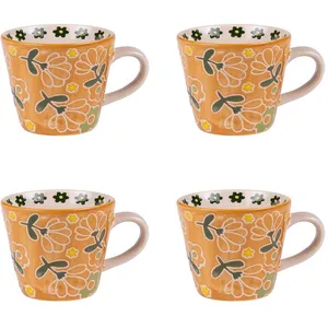 Coffret de 4 tasses Peony 36 cl Table passion