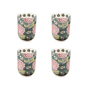 Coffret de 4 gobelets 11 cm Cottage Table passion pas cher