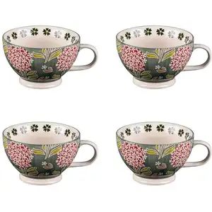 Coffret de 4 déjeuners 15 cm Cottage Table passion
