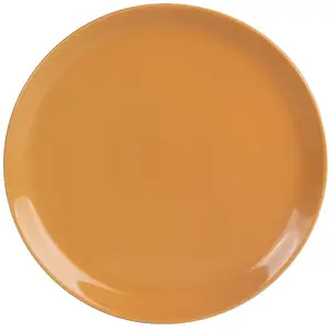 Assiette plate itit safran 25 cm (lot de 6) - Trend'up - Jaune - Grès
